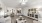 a living room with a ceiling fan